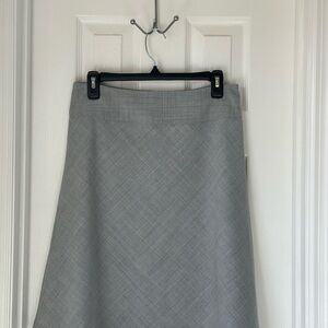 Express Light Gray A-Line Skirt